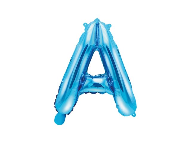 Foliový balonek, písmeno "A", modrý
