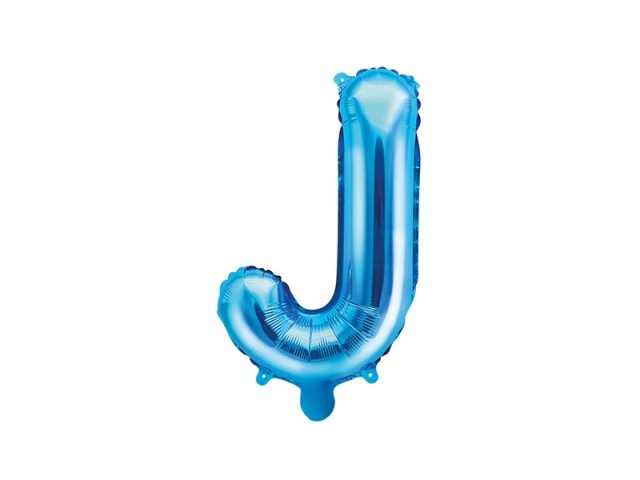 Foliový balonek, písmeno "J", modrý