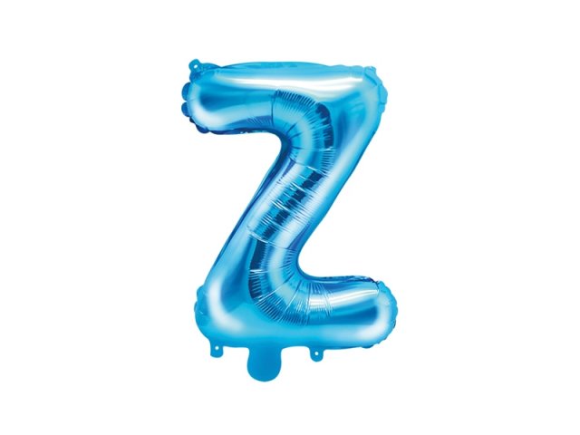 Foliový balonek, písmeno "Z", modrý