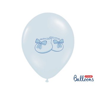 Balónek modrý, botičky, 30 cm