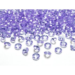 Diamantové konfety, 12mm, světle fialové