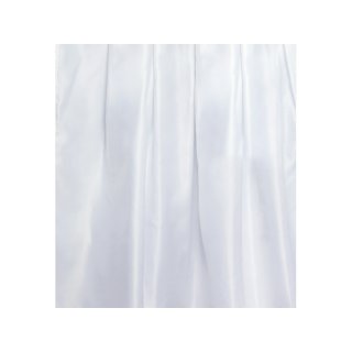 Silná saténová rautová sukně, bílá, 75cm*4m