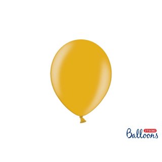 Balónek metalický, zlatý, 23 cm
