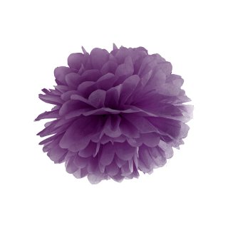 Pompom, fialová, 35 cm