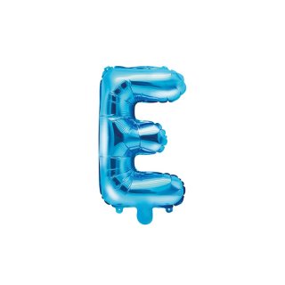 Foliový balonek, písmeno "E", modrý