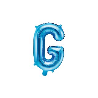 Foliový balonek, písmeno "G", modrý
