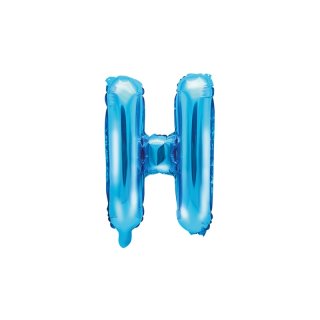 Foliový balonek, písmeno "H", modrý