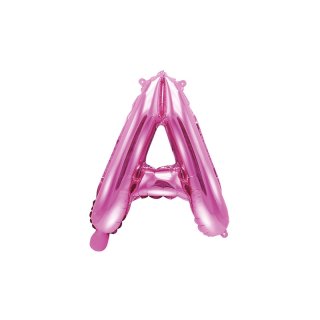 Foliový balonek, písmeno "A", růžový