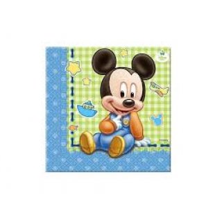 Ubrousky "Mickey Baby" 33 x 33cm, 20ks
