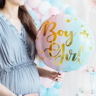 Fóliový balónek Boy or Girl, 35cm, mix