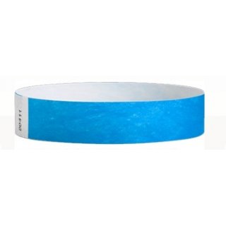 Festivalové pásky PREMIUM - neon modré, 10ks