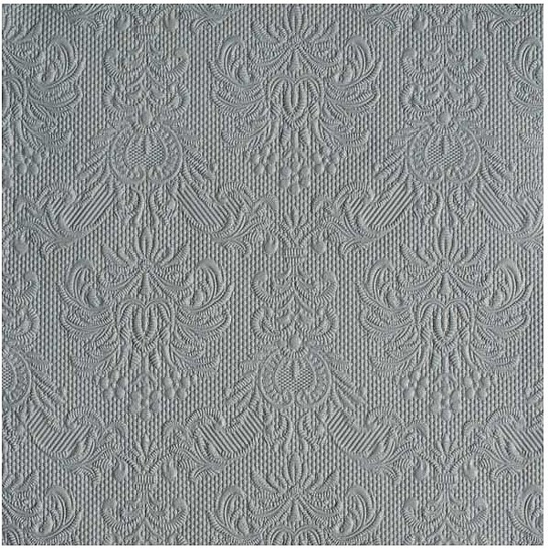 Ubrousky, šedostříbrné se vzorem, Elegance, 33*33 cm