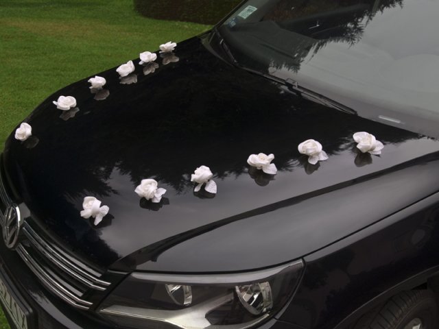 Dekorace na auto, růže (zn. PartyDeco)