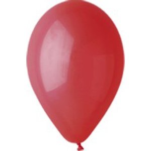 Balónek pastelový, červený, 26 cm