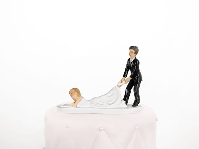 Figurka, novomanželé (zn. PartyDeco)