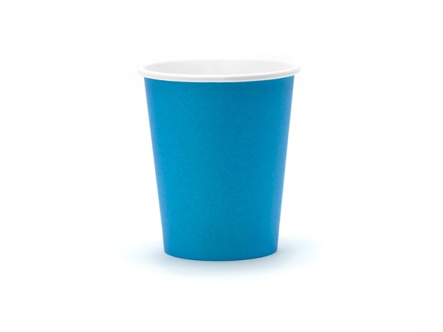 Hrníček, modrý, 260ml, set 6ks