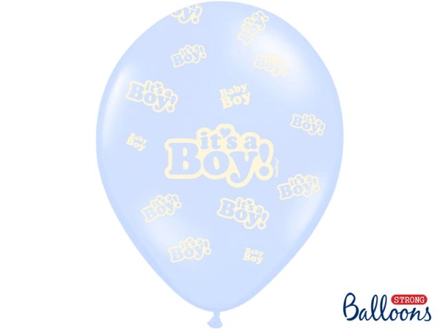 Balónek, modrý "It´s a Boy", 30 cm - 1 ks