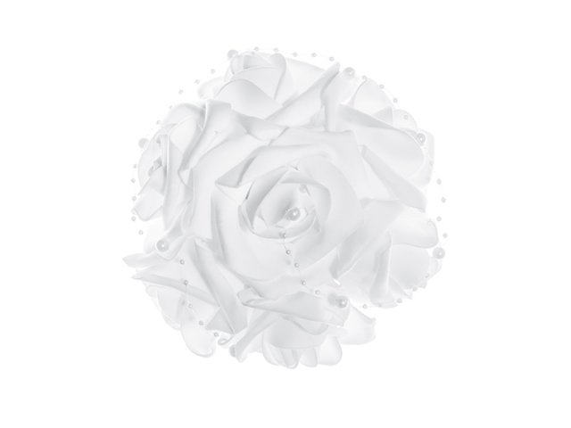Kytice růží s perlami, bílá 2
