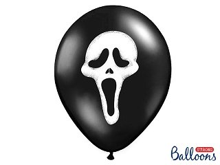 Balónek Halloween, maska 30 cm - 1 ks
