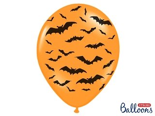 Balonek, Halloween, netopýři 30 cm - 1 ks