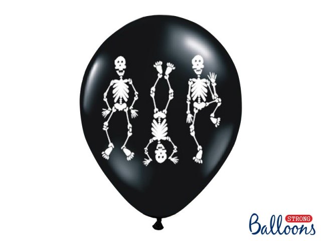 Balonek, Halloween, kostry 30 cm - 1 ks