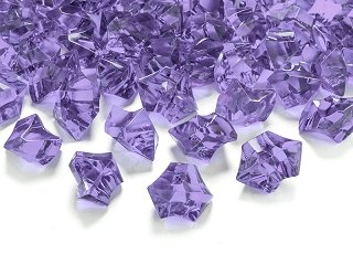 Krystaly, fialové