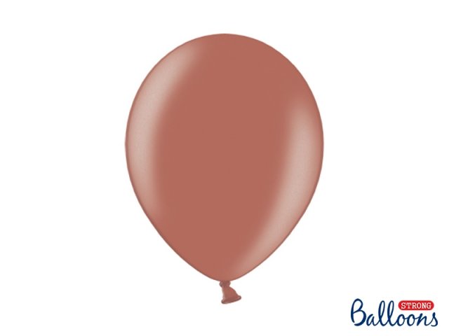 Balónek metalický, cihlový, 30 cm - 1 ks