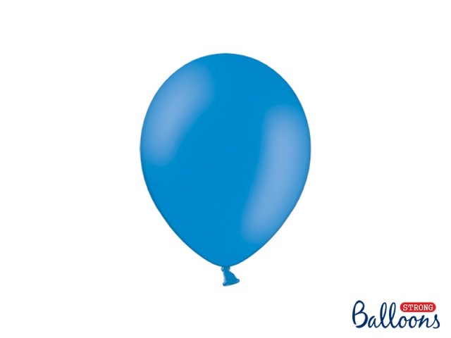 Balónek pastelový, modrý, 23 cm (zn. StrongBalloons) - 1 ks