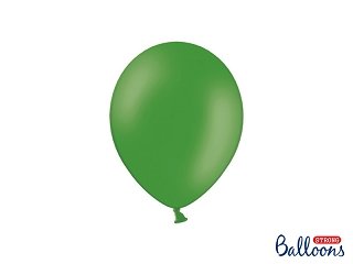 Balónek pastelový, tmavě zelený, 23 cm (zn. StrongBalloons) - 1 ks