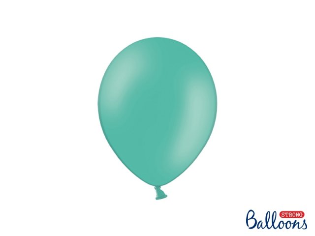 Balónek pastelový, akvamarínový, 23 cm (zn. StrongBalloons) - 1 ks