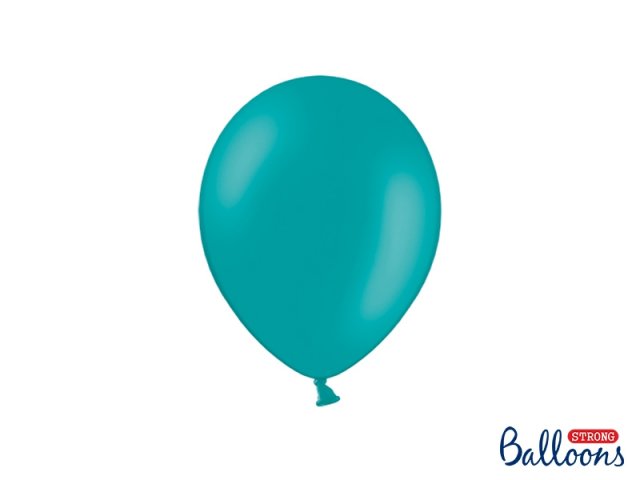 Balónek pastelový, tyrkysový, 23 cm (zn. StrongBalloons) - 1 ks