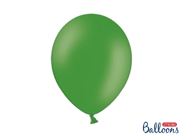 Balónek pastelový, tmavě zelený, 30 cm - 1 ks