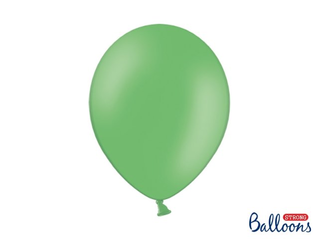 Balónek pastelový, zelený, 30 cm - 1 ks