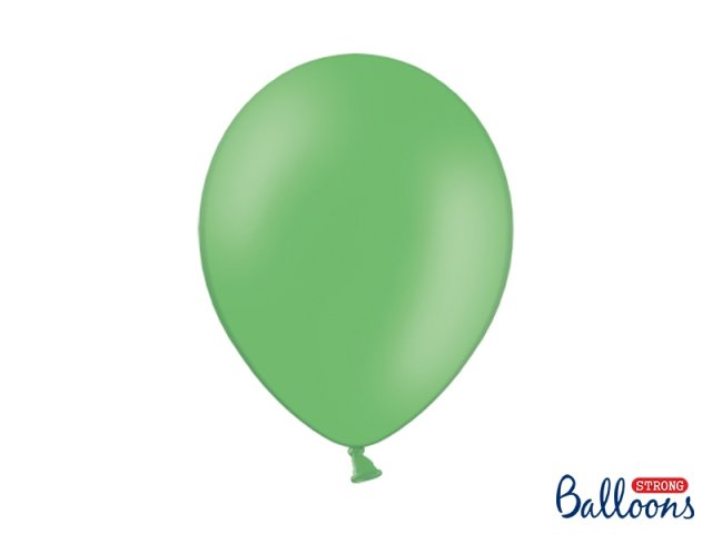 Balónek pastelový, zelený, 30 cm (zn. StrongBalloons) - 1 ks