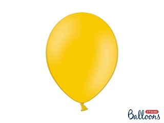 Balónek pastelový, světle oranžový, 30 cm (zn. StrongBalloons) - 1 ks