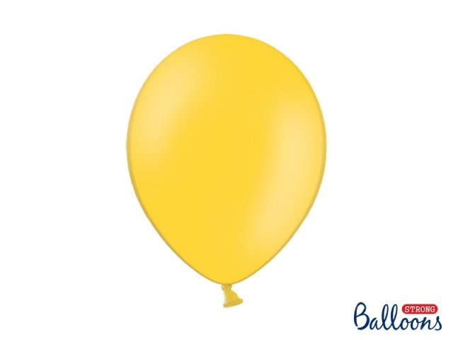 Balónek pastelový, medově žlutý, 30 cm - 1 ks
