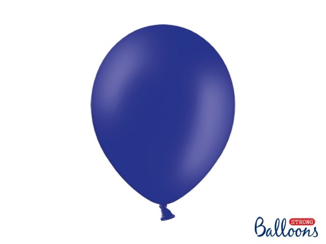 Balónek pastelový, námořnický modrý, 30 cm - 1 ks