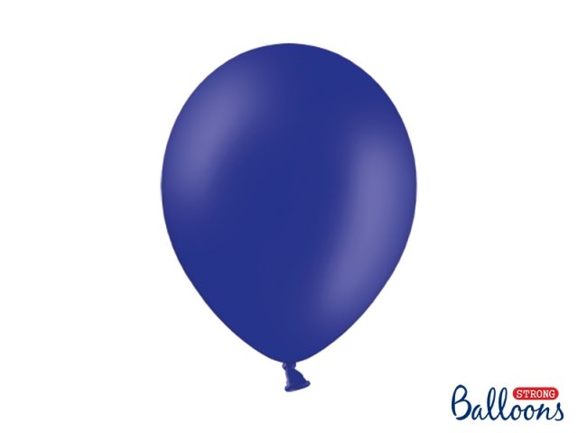 Balónek pastelový, námořnický modrý, 30 cm (zn. StrongBalloons) - 1 ks
