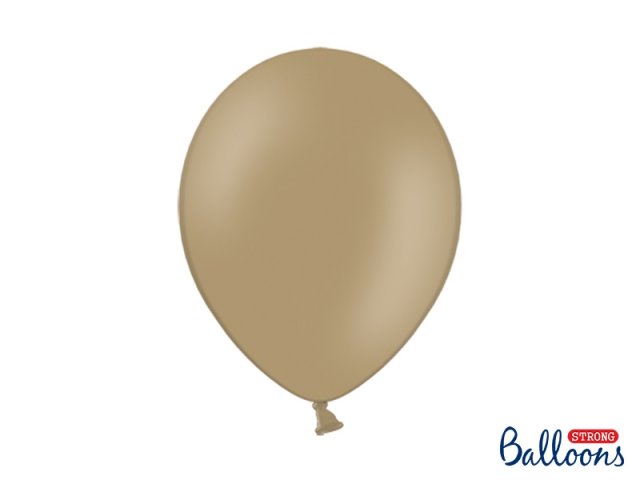 Balónek pastelový, cappuccino, 30 cm - 1 ks