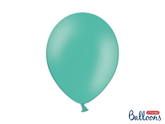 Balónek pastelový, akvamarínový, 30 cm (zn. StrongBalloons) - 1 ks