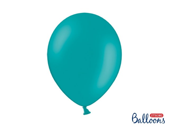 Balónek pastelový, tyrkysový, 30 cm (zn. StrongBalloons) - 1 ks