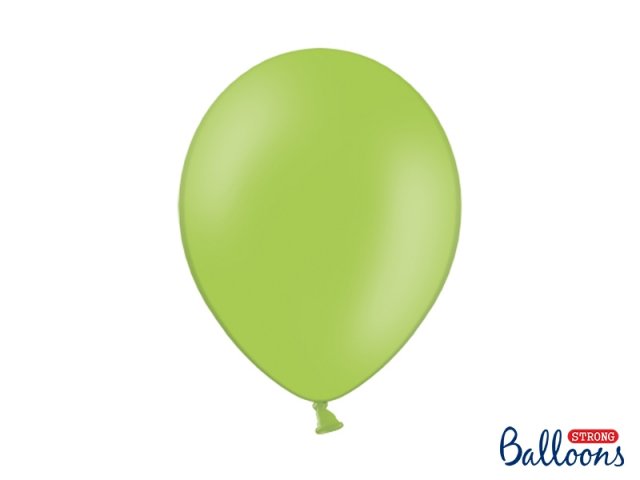 Balónek pastelový, světle zelený, 30 cm - 1 ks