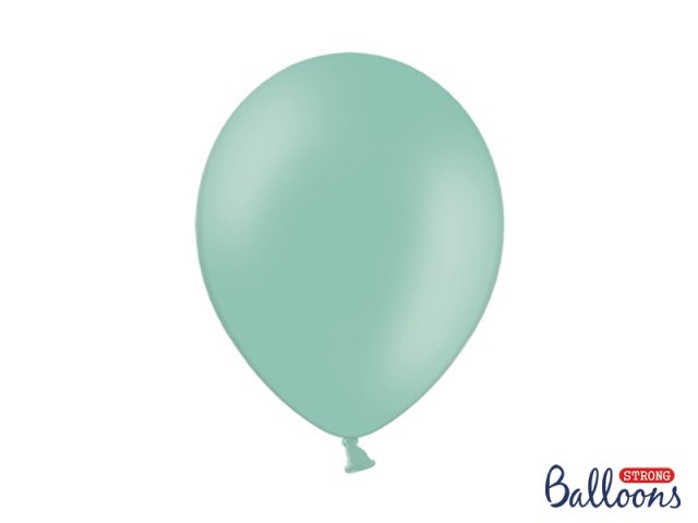 Balónek pastelový, mátový, 30 cm - 1 ks