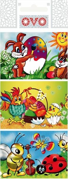 Smršťovací fólie s kresbou na velikonoční vajíčka