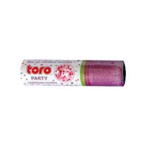 Konfety vystřelovací TORO - duhové, 4x15cm, 10g