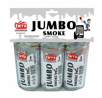 Dýmovnice "JUMBO SMOKE", BÍLÁ - 3ks - 16/3 trhací pojistka