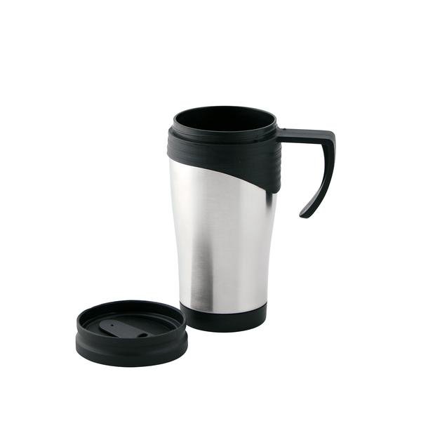 Termohrnek nerez s plastovým víčkem TORO, 400ml
