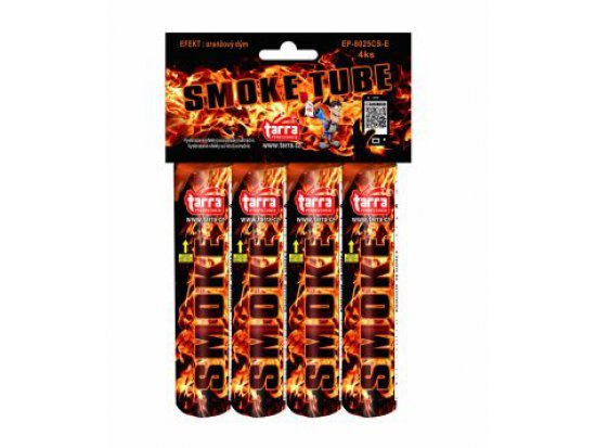 DÝMOVNICE - ORANŽOVÁ - SMOKE TUBE - 4ks - 36/4 (zn. Tarra)