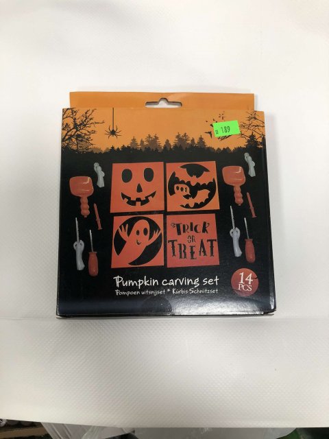 Halloweenská sada na vykrajování dýní