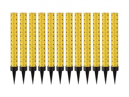 Fontána na dort, zlatá, 12cm / set 12 ks (zn. Godan)